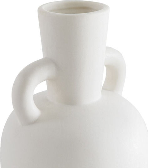 La Redoute Interieurs Keramik Vase Weiß 10,8x10,8x16cm