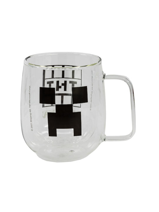 Stor Minecraft Κούπα Γυάλινη Διάφανη