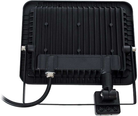 GloboStar Atlas Waterproof LED Floodlight 50W Cold White 6000K with Motion Sensor IP67