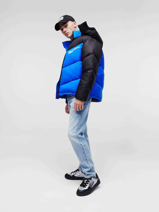 Winter Jacket Puffer Blue