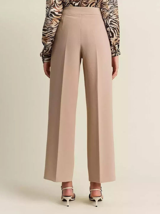 Forel Women's Fabric Trousers Beige