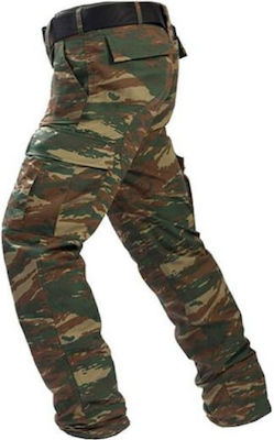 Survivors Military Pants Greek Camouflage in Khaki Color