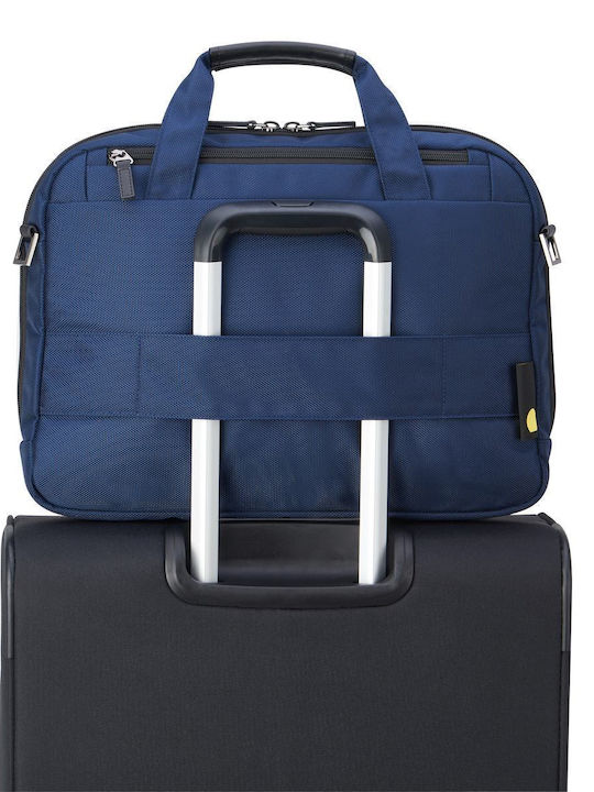 Delsey Wagram Geantă De umăr / de mână pentru laptop 14" Albastru marin