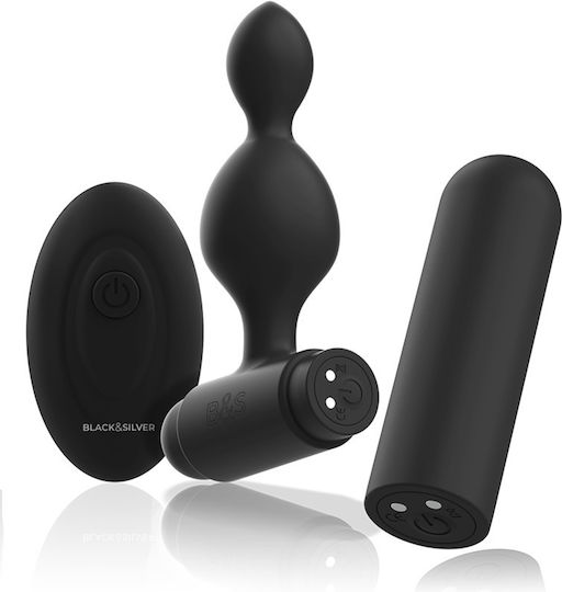 Dream Love Dop Anal cu Funcție Wireless și Vibrație Mici Neagră
