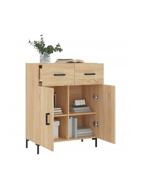 Μπουφές mit Schubladen & Spiegel Sonoma Oak 69.5x34x90cm