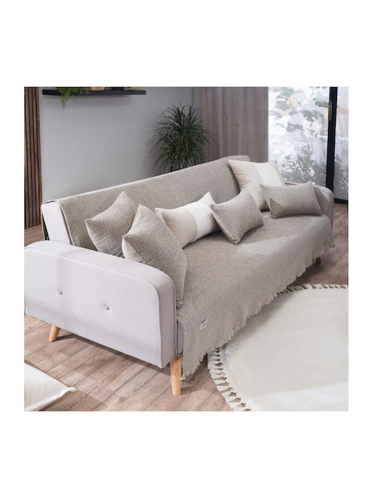 Teoran Melrose Cuvertură Pentru Canapea 2 Locuri Șenilă 180x250 cm 03