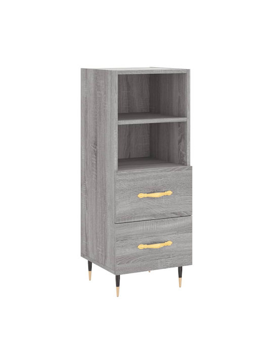 Drawers Storage Wooden L34.5xW34xH90cm