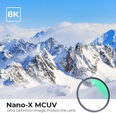 K&F Concept Nano-x Filter UV / HD Durchmesser 58mm mit Beschichtung MC für Kameraobjektive