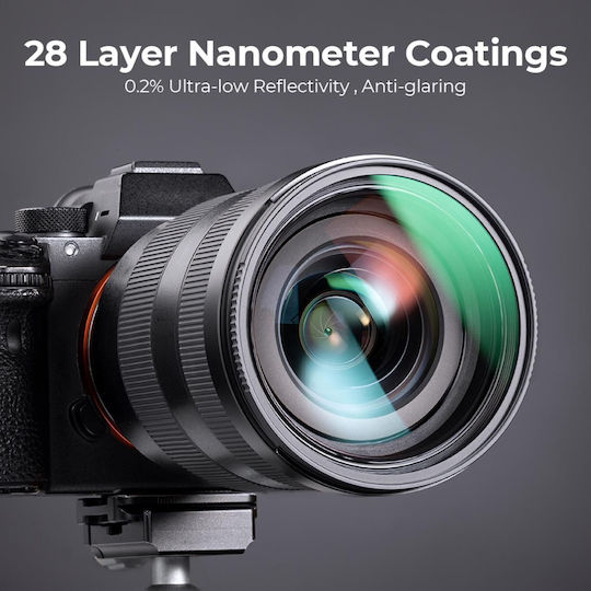 K&F Concept Nano-x UV HD Lens Filter Diameter 40.5mm with MC (Multi-Coated) Coating for Photography Lenses