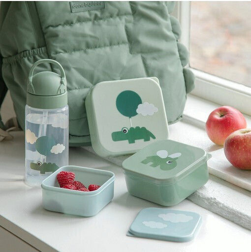 Done by Deer Bol pentru copii din plastic Verde 3buc