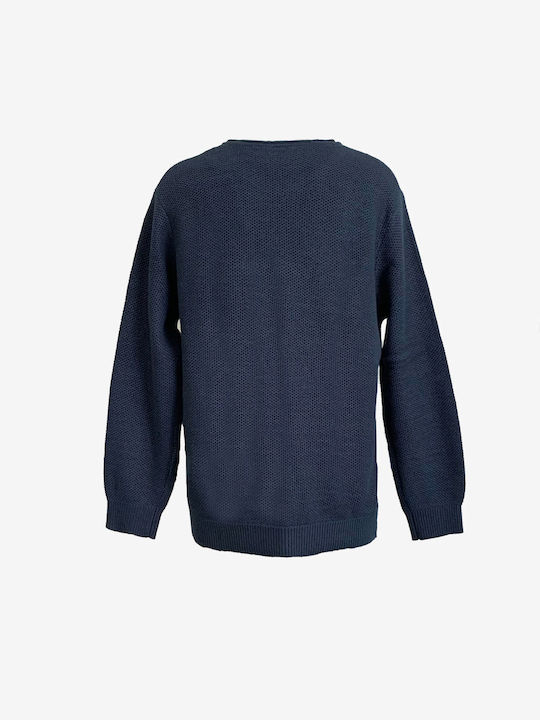 Jack & Jones Ανδρική Μπλούζα Μακρυμάνικη Navy Μπλε