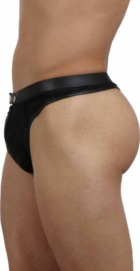 Soiemio Ανδρικό Sexy String Μαύρο