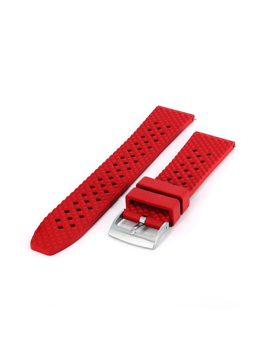 VStraps Rubber Strap Red 20mm