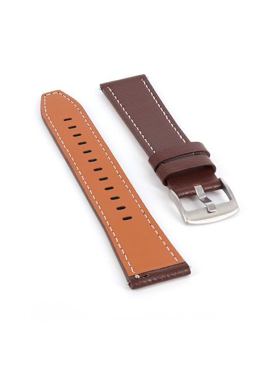 VStraps Leather Strap Brown 20mm