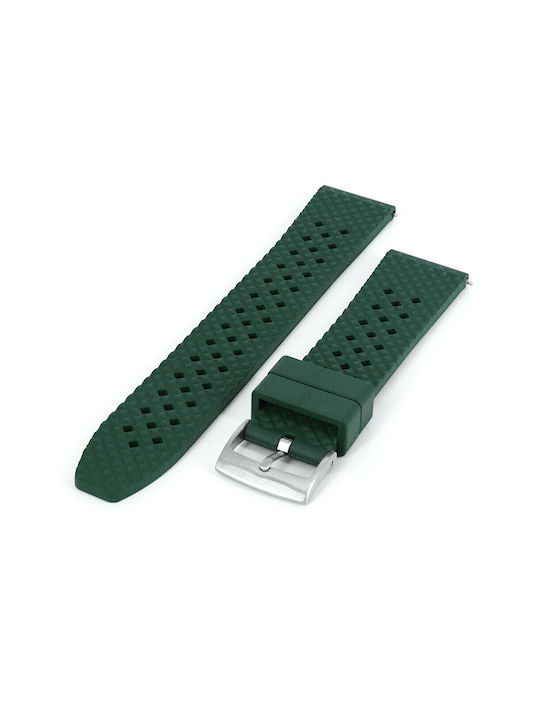 VStraps Curea de cauciuc Verde 22mm