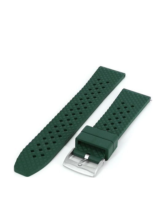 VStraps Curea de cauciuc Verde 22mm