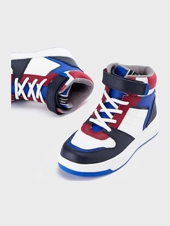 Παιδικά Sneakers High με Σκρατς Πολύχρωμα