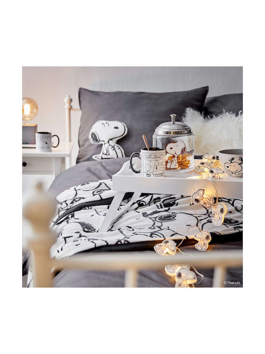 Butlers Schwarze Kinderdecke 130x170cm