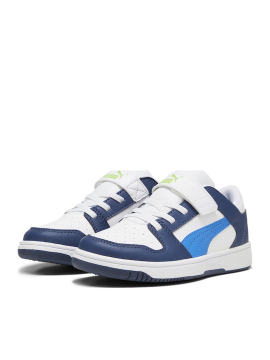 Puma Jr Rebound Layup Lo Sl V Ps Kids Sports Shoes Basketball White