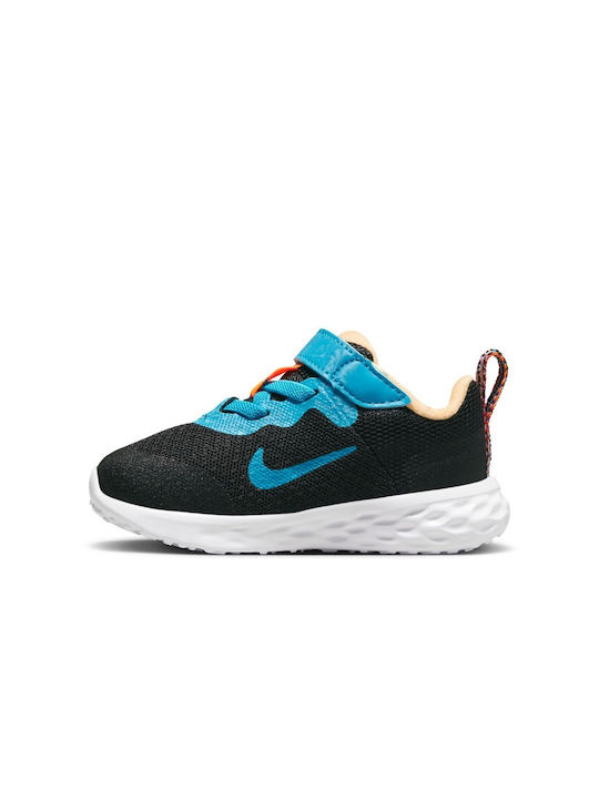 Nike Kids Sports Shoes Running 6 Lil Tdv Black