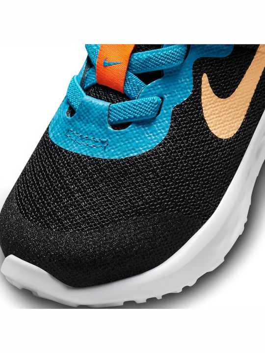 Revolution 6 Lil Tdv Kids Sports Shoes Running with Hoop & Loop Closure Black