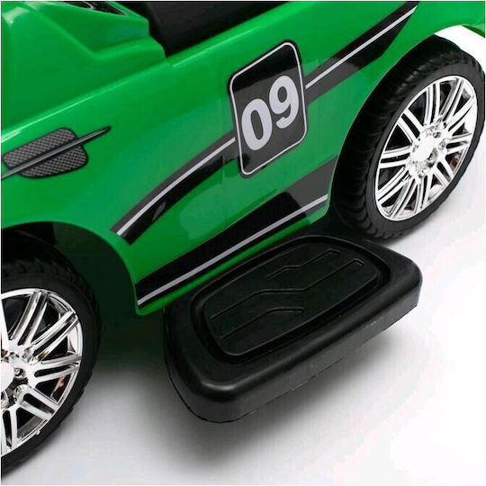 BabyMix Racer Up Autos Weiterfahren mit Elterngriff für 12+ Monate mit Geräuschen Grün