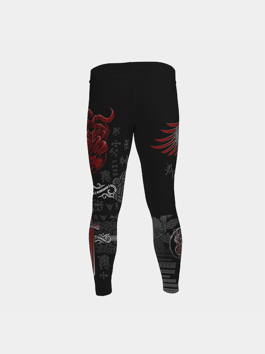 Athlon Long Men Martial Arts Leggings Black