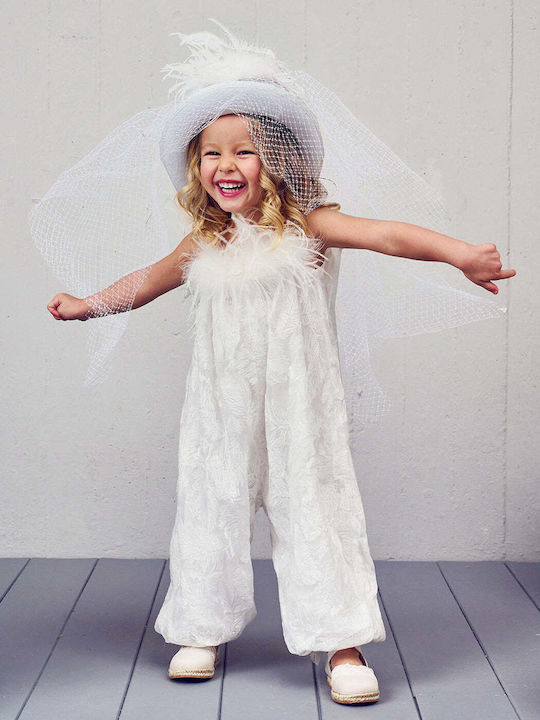 Designer's Cat Baptism Jumpsuit