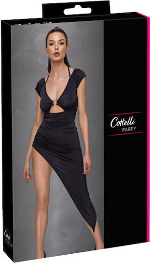 Cottelli Collection Sexy Φόρεμα Μαύρο