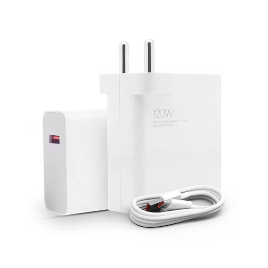 Xiaomi Φορτιστής με Θύρα USB-A και Καλώδιο USB-C 120W Λευκός (BHR6034EU)