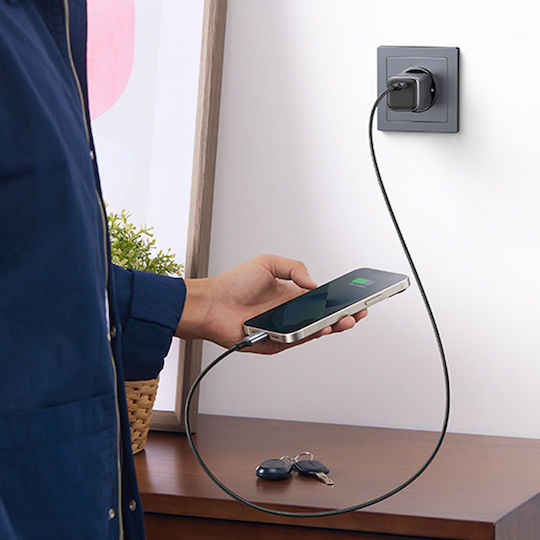 Ugreen Charger Without Cable GaN with USB-C Port 30W Power Delivery Space Gray (Nexode)