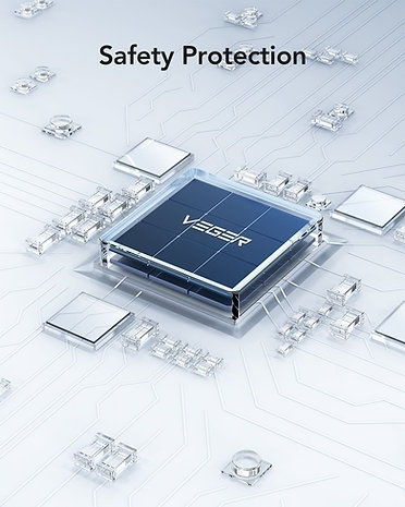 Veger Φορτιστής Χωρίς Καλώδιο με Θύρα USB-A και Θύρα USB-C 20W Power Delivery / Quick Charge 3.0 Λευκός (VLS202U)