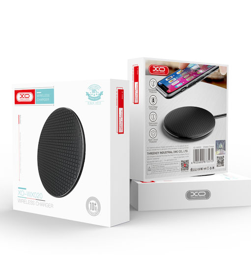 XO Încărcător Wireless (Qi Pad) 10W Negruς (WX020)