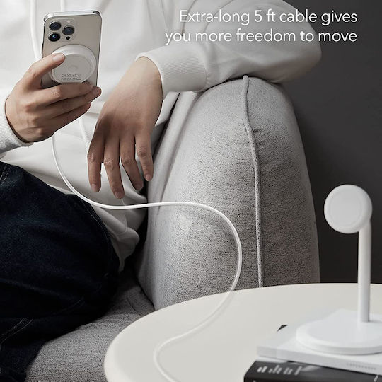 ESR Φορτιστής Magsafe Λευκός (HaloLock Shift)