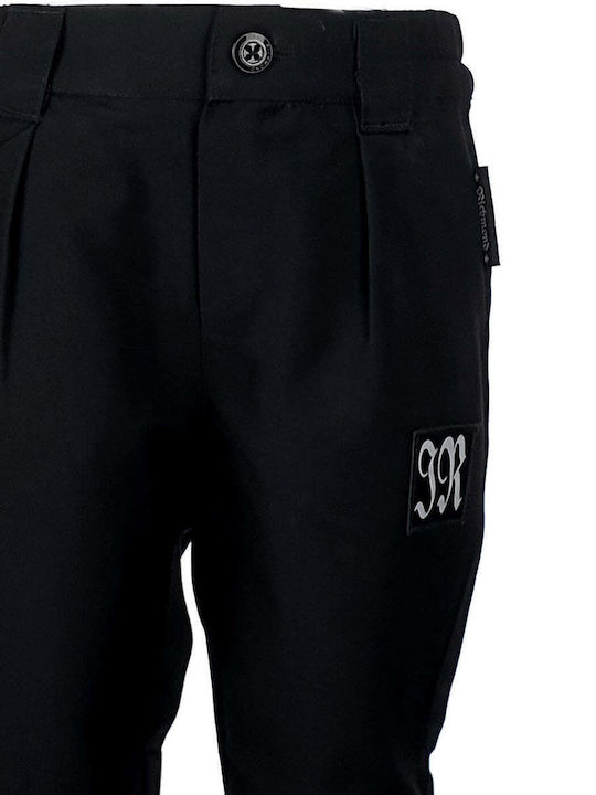 Pantaloni din Material Textil pentru Copii Negru