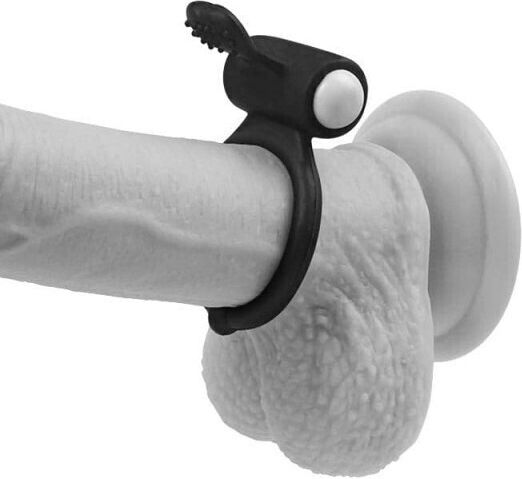 Lovetoy Vibrant Inel Cock Silicon Negru