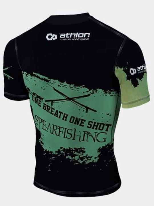 Athlon Short Sleeve Shirt 186-1526 for Jiu-Jitsu Green