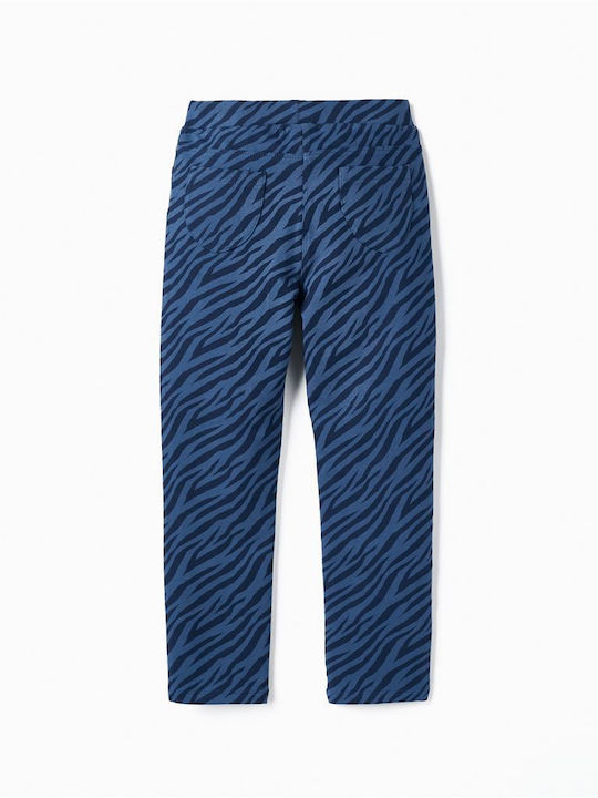 Zippy Kinder Leggings Lang Blau