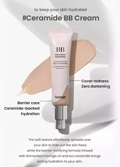 Heimish Moringa Ceramide BB- 27N Light Tan Creme Gesicht Tag mit SPF30 30ml