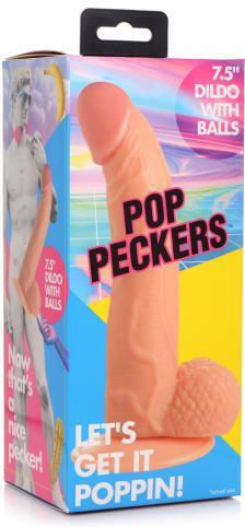 XR Ρεαλιστικό Dildo με Όρχεις και Βεντούζα Flesh 19cm