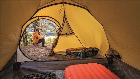 Robens Buck Creek 2 Camping Tent Igloo Mountaineering Green with Double Cloth 4 Seasons for 2 People Waterproof 3000mm 320x140x105cm