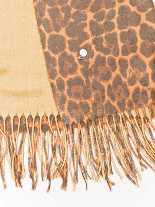 Fragola Women's Scarf Orange -ORANGE-LEOPARD