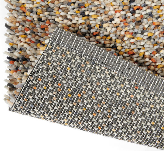Brink & Campman Dots 170213 Covor Rectangular Din lână L.gri Orange