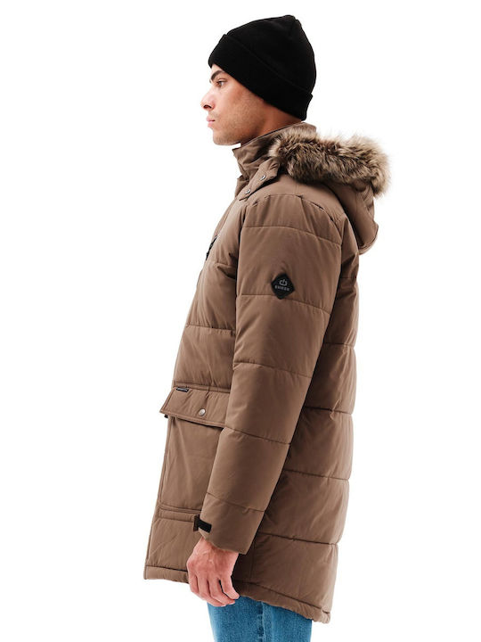 Winter Jacke Puffer Braun