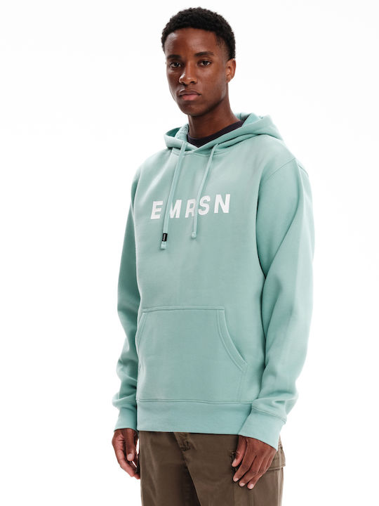 Emerson Herren Sweatshirt mit Kapuze Grün