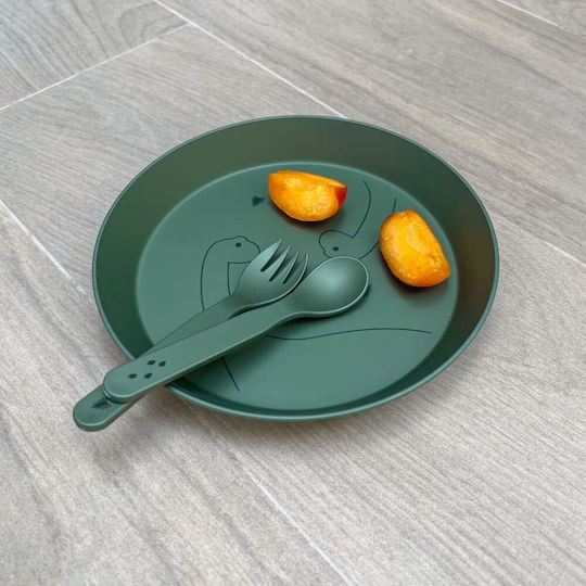 Citron Feeding Set made of Melamine Yellow 5pcs for 6+ months
