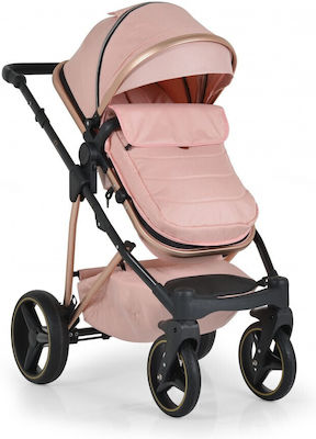 Moni Adjustable 3 in 1 Baby Stroller Suitable for Newborn Pink