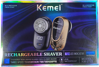 Kemei KM-2722 Rechargeable Face Electric Shaver