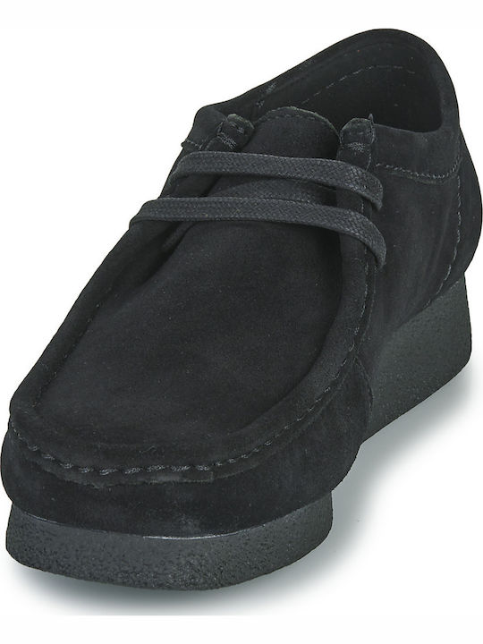 Wallabee Ανδρικά Μοκασίνια σε Μαύρο Χρώμα