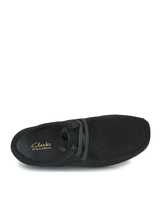 Wallabee Ανδρικά Μοκασίνια σε Μαύρο Χρώμα